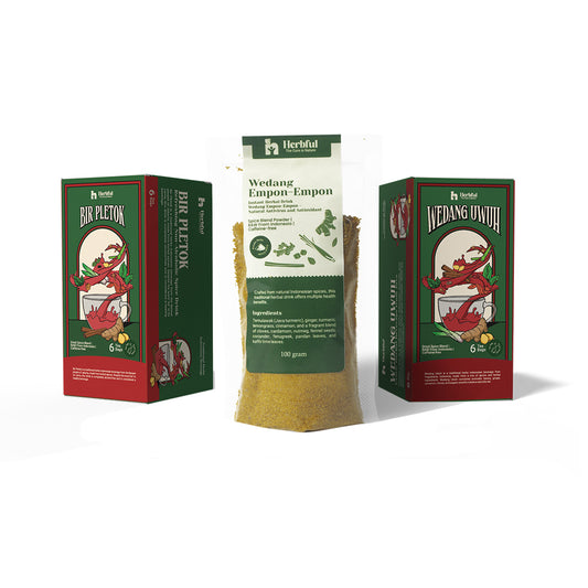 Indonesian Herbal Wellness Bundle – 3 Traditional Healthy Drinks