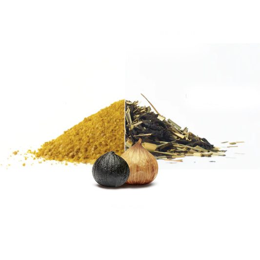 Natural Immunity Booster Bundle – Herbal Tea & Black Garlic