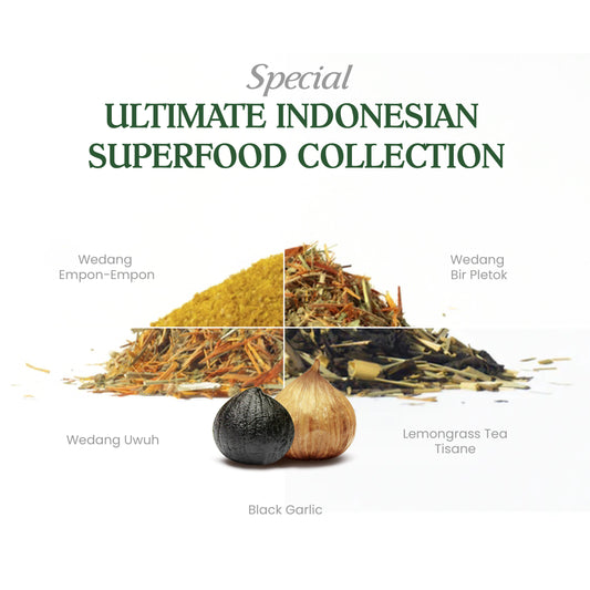 Ultimate Indonesian Superfood Collection – Herbal Teas & Black Garlic